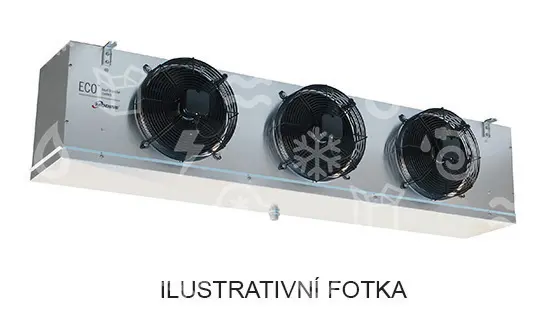 výparník ECO - Luvata GCE353F6ED, 11.20 kW (dT 8 st., R404) s odtáváním